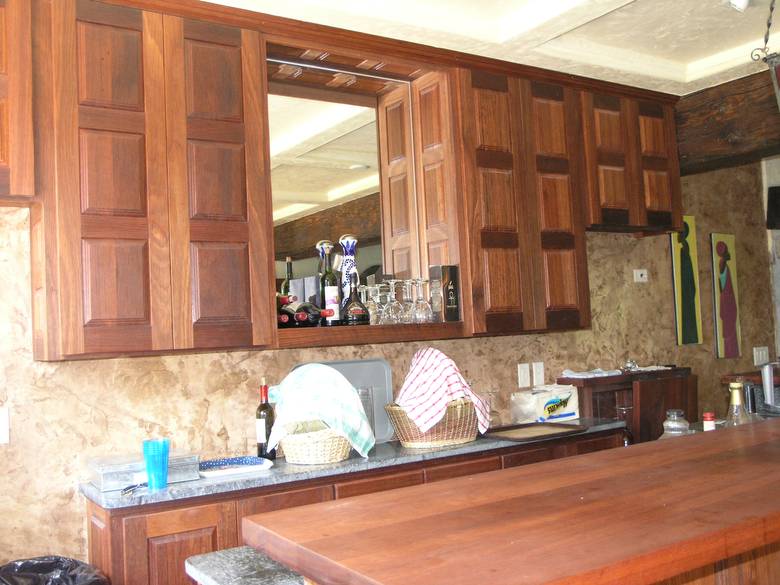 Jarrah Cabinets and Countertop